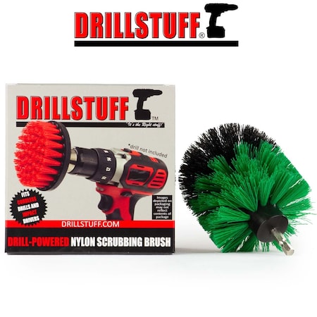 Drillstuff Drill Brush Power Scrubber - Kitchen Cleaning Brush - Dish Brush G-O-QC-DS